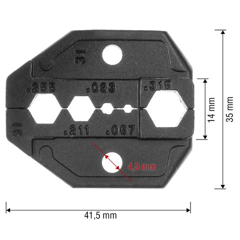 Матрица для кримпера Pro'sKit CP-336DI Превью 1