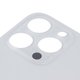 Housing Back Cover compatible with iPhone 14 Pro, (white, no need to remove the camera glass, Original (PRC), big hole) Preview 1