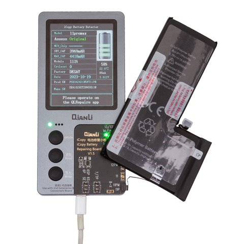 Batería JCID puede usarse con Apple iPhone 11 Pro Max, Li-Polymer, 3.79 V, 4400 mAh, mayor capacidad Vista previa  1