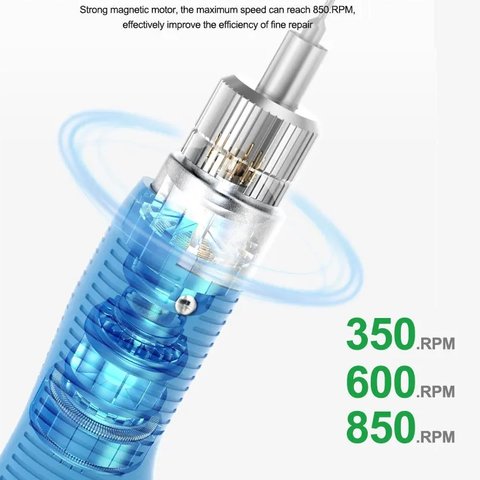 Cordless Power Screwdriver RELIFE E2, (with rotation control, Li-ion 1000mAh, 350/600/850 RPM) Preview 2