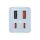 Mains Charger Baseus GaN6 Pro, (65 W, Power Delivery (PD), Fast Charge, blue, 4 output) #P10162701313-00 Preview 1