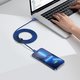 USB Cable Baseus Crystal Shine Series, (2xUSB type-C, 200 cm, 100 W, dark blue, nylon braided) #CAJY000703 Preview 3