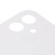 Housing Back Cover compatible with iPhone 12, (white, no need to remove the camera glass, Original (PRC), big hole) Preview 1