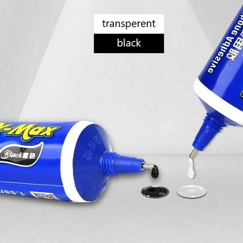Adhesivos sellador Mechanic X-MAX, para pegar pantallas táctiles, LCD, 15 ml, negro Vista previa  1
