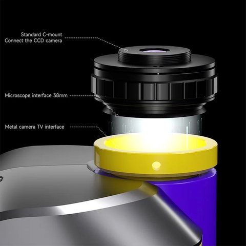 Microscopio Mechanic MIC3-B11, trinocular, 7-50X Vista previa  6