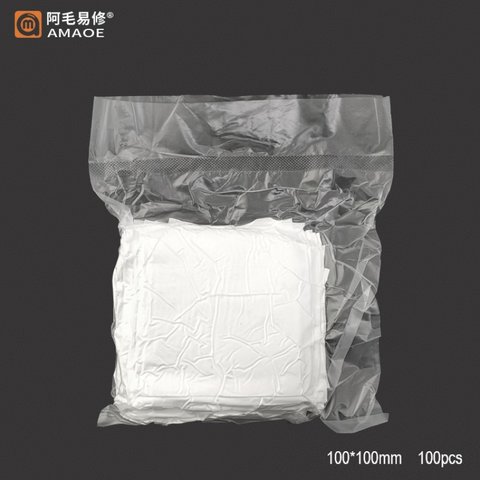 Toalla de microfibra Amaoe AM-3009, para eliminar polvo y huellas, 400 uds., 100*100 mm Vista previa  1