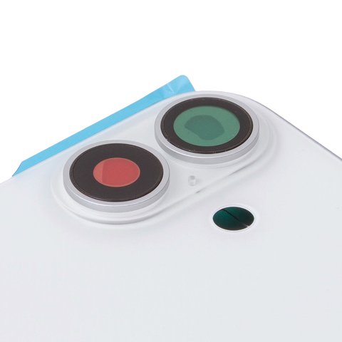 Carcasa puede usarse con iPhone 16 Plus, blanco, con botones laterales,  con sujetador de tarjeta SIM, Original (PRC), EU version Vista previa  1