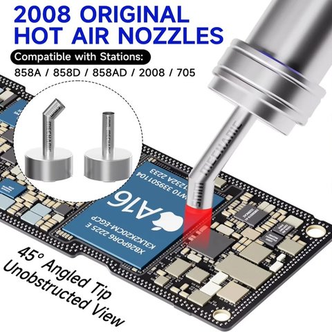 Boquilla para pistolas de aire Mechanic 2008 Original, recta, 6in1, 4mm/5mm/6mm/8mm/10mm/12mm Vista previa  2