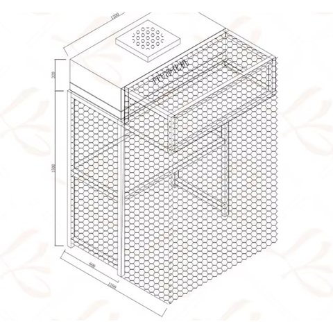 Антистатическая камера TBK TBK010, с вентилятором, Size:1200*1200*1780 mm Превью 2