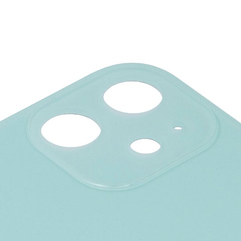 Задня панель корпуса для iPhone 11, зелена, потрібно зняти скло камери, small hole Прев'ю 1