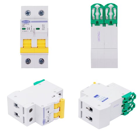 Автоматичний вимикач постійного струму TOMZN TOB1Z-63, 2P, 600 В, 50A, PV Прев'ю 1