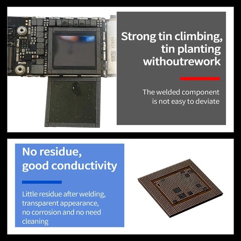 BGA паста Aixun AX-SP183M, Sn 63%, Pb 37%, 183 °C, 50 г Прев'ю 4