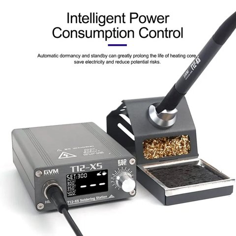 Паяльна станція GVM T12-XS, цифрова, 72 Вт Прев'ю 4
