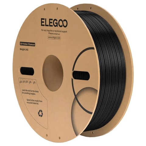 Филамент для 3D-принтера ELEGOO PC Black, 1 кг Превью 1