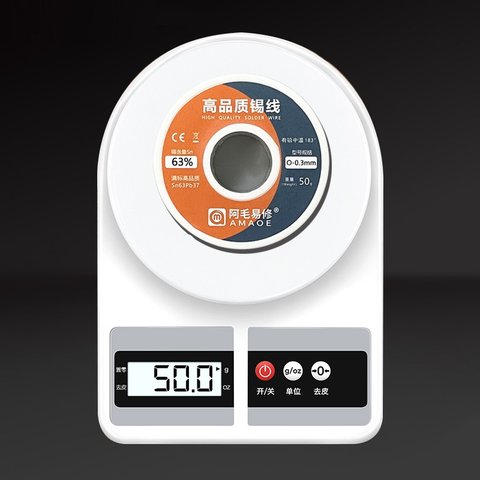 Припой Amaoe 6337-O, Sn 63% , Pb 37%, 0,5 мм, 50 г Превью 3