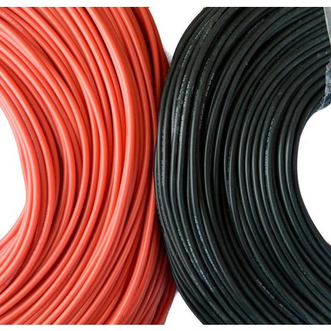 Провод в силиконовой изоляции 14AWG, 2,08 мм², 1 м, красный Превью 1