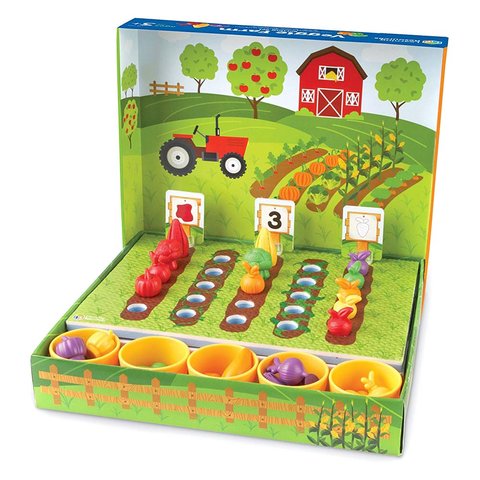 Навчальний ігровий набір-сортер Learning Resources Розумний Фермер Прев'ю 1