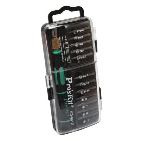 Screwdriver Pro'sKit SD-081E with Bit Set Preview 5